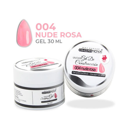 Imagen de CHERIMOYA GEL DE CONSTRUCCIÓN 004 NUDE ROSA.