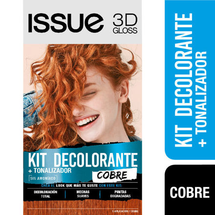 Imagen de ISSUE KIT DECOLORANTE + TONALIZADOR COBRE