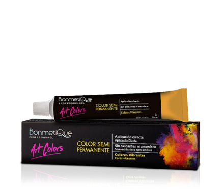 Imagen de BONMETIQUE COLOR SEMIPERMANENTE ART COLORS X50GR FUCSIA.