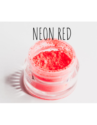 Imagen de GLOW PIGMENTO NEON ROJO.